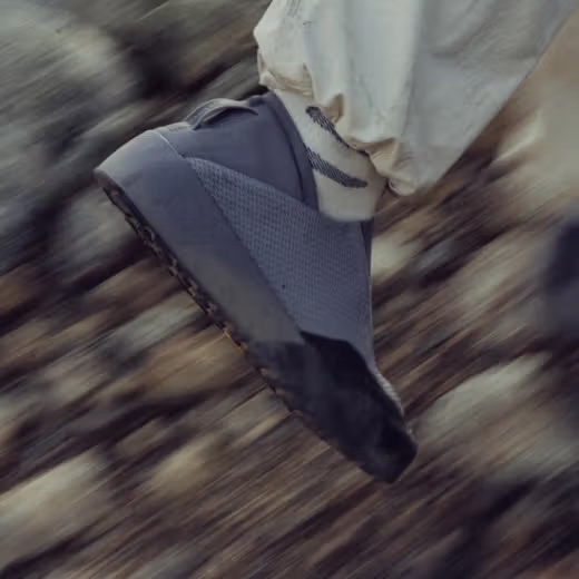 Levation insoles on a mossy rock.